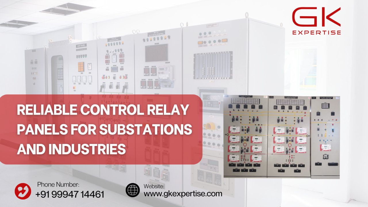 gk_expertise's tweet card. What is a Control Relay Panel (CRP)? A Control Relay Panel is an essential part of any electrical power system. It is designed to monitor, control, and protect high-voltage equipment such as transf...