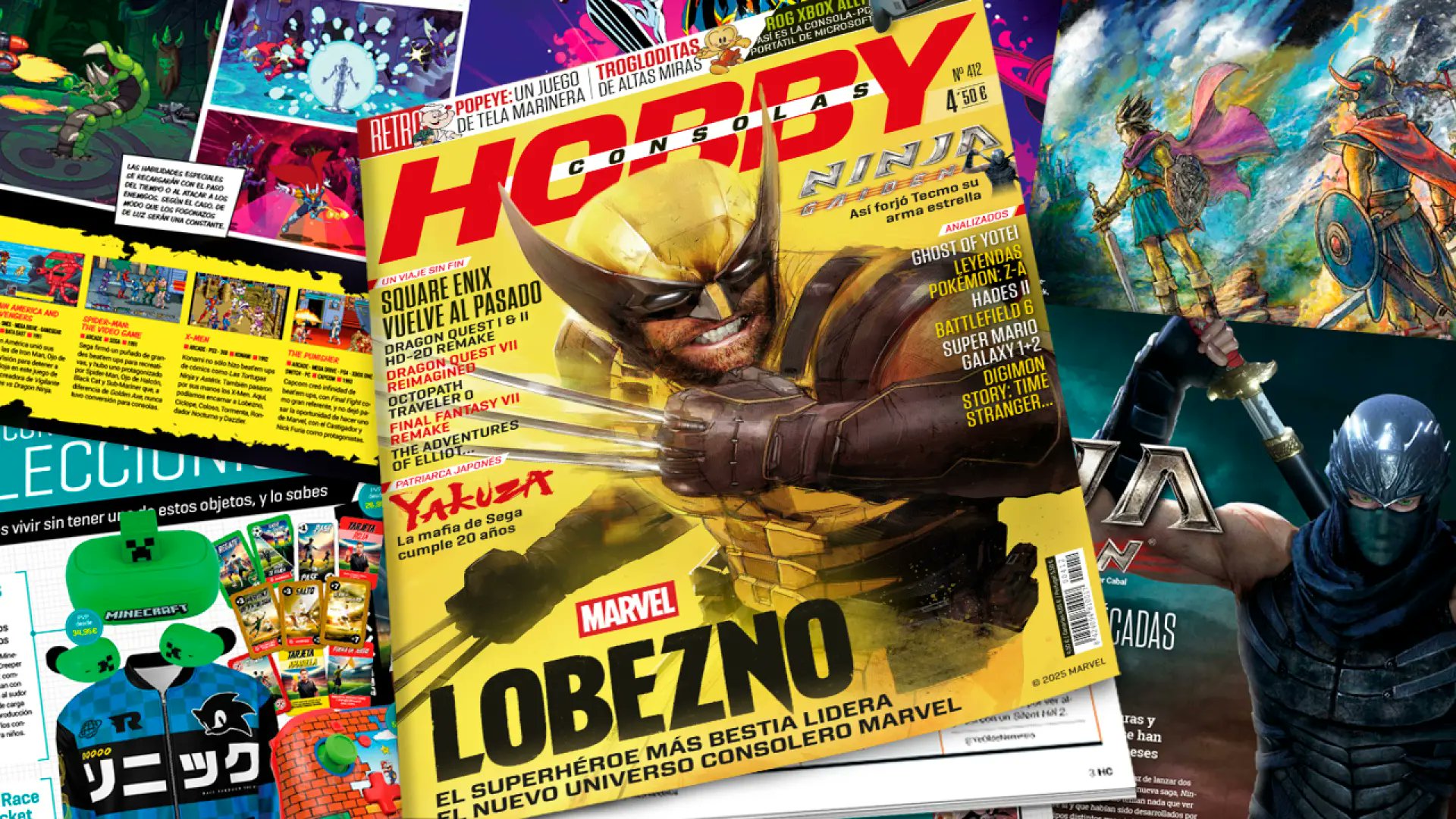 Rafaikkonen's tweet card. Hobby Consolas 412 ya está a la venta, con una portada dedicada a Marvel: Lobezno, estrella de un reportaje sobre los muchos juegos del sello de cómics que hay en camino y al que acompañan otros...