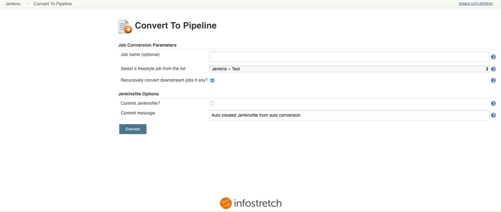 SaraLynBru's tweet card. Infostretch releases a Jenkins plugin to help enterprises streamline DevOps development by auto-converting 90 percent of freestyle Jenkins jobs