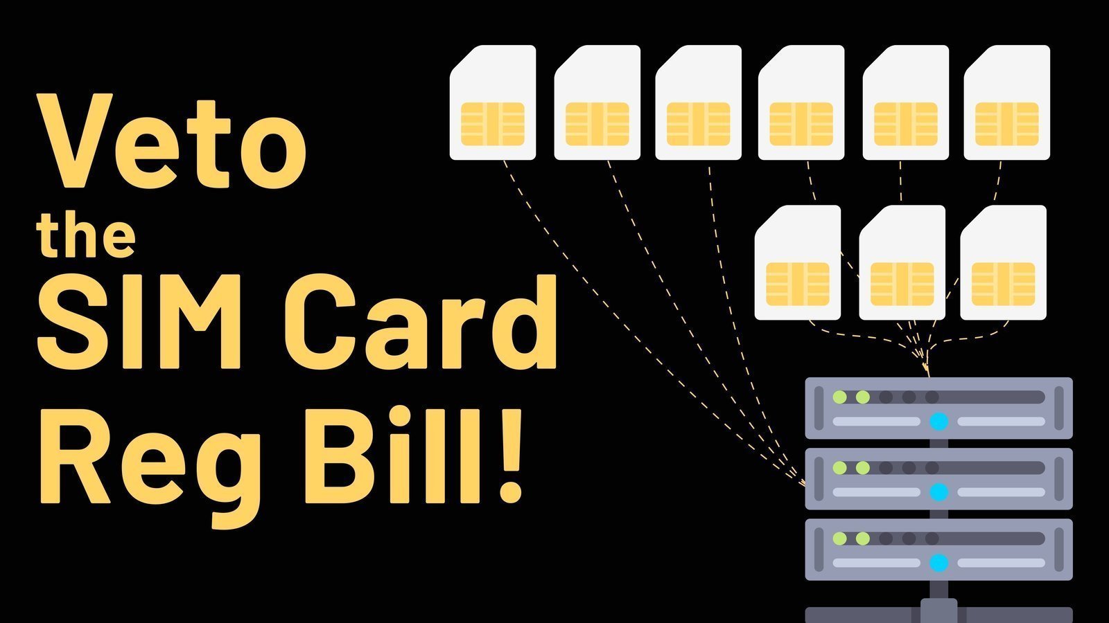 PHNetDems's tweet card. Veto SIM Card Registration Bill