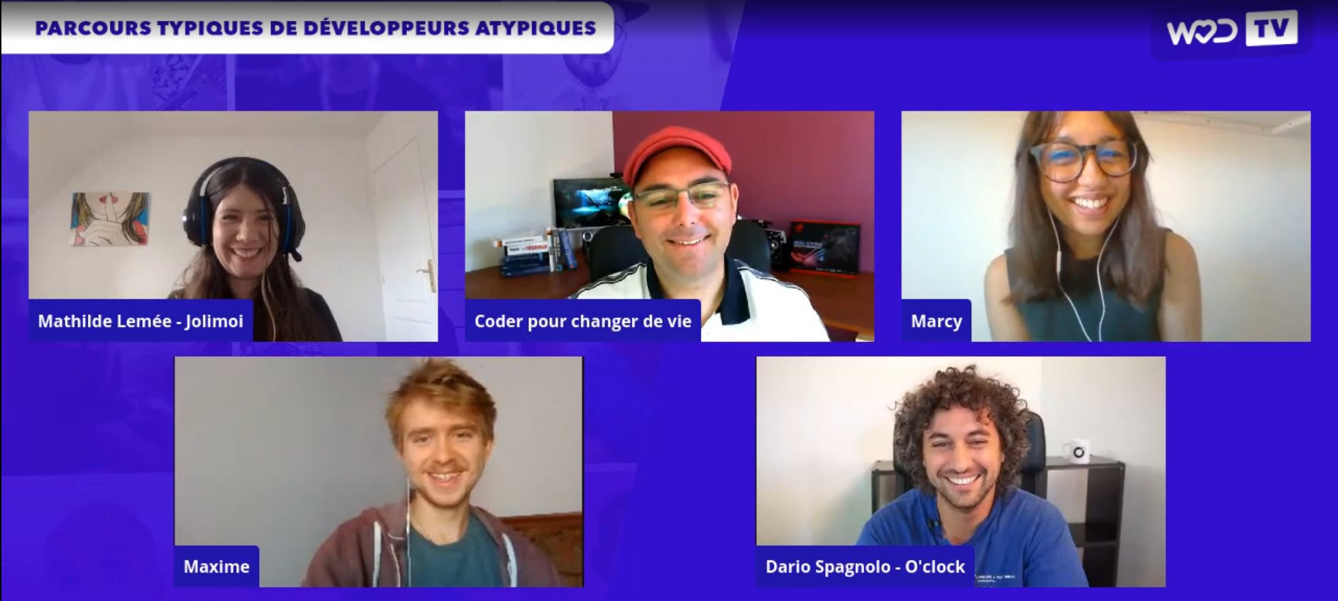 CoderVie's tweet card. C’est bien sûr avec plaisir que j’ai accepté l’invitation de WeLoveDevs pour participer au live « Parcours typiques de développeurs atypiques« . Des intervenants de qualités ont pu échanger pendant...