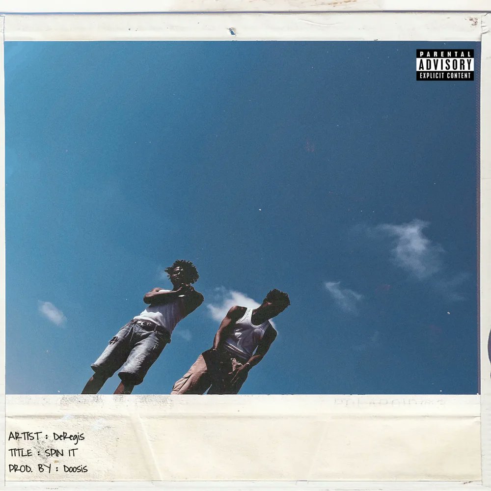 DeRegis2's tweet card. SPIN IT song from DeRegis. Release Date: November 21, 2025.