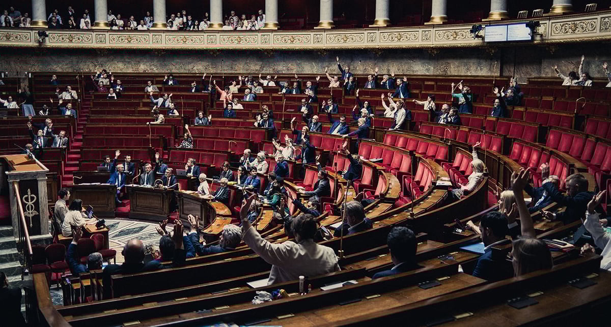 marc_guide's tweet card. EXCLUSIF — Défavorables à toutes législatives anticipées, les Français seraient toutefois prêts à accorder une large majorité au RN si Emmanuel Macron dissolvait l’Assemblée, révèle notre baromètre...