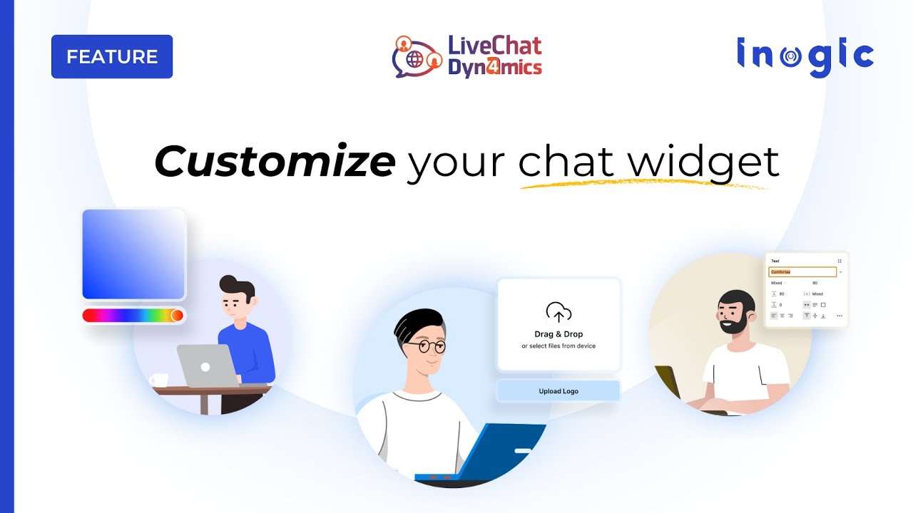 inogic's tweet card. Ultimate Guide to Customize Your Chat Widget with Theme Customization...