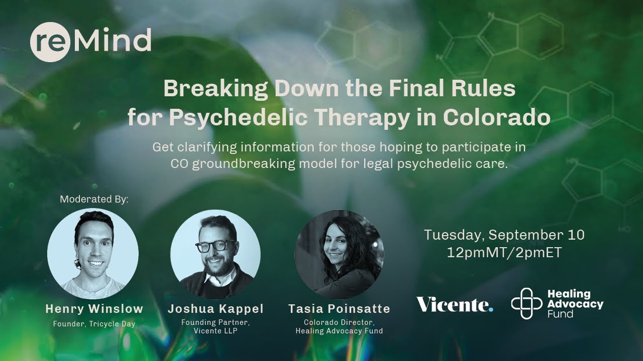 remindsocial's tweet card. Breaking Down the Final Rules for Psychedelic Therapy in Colorado