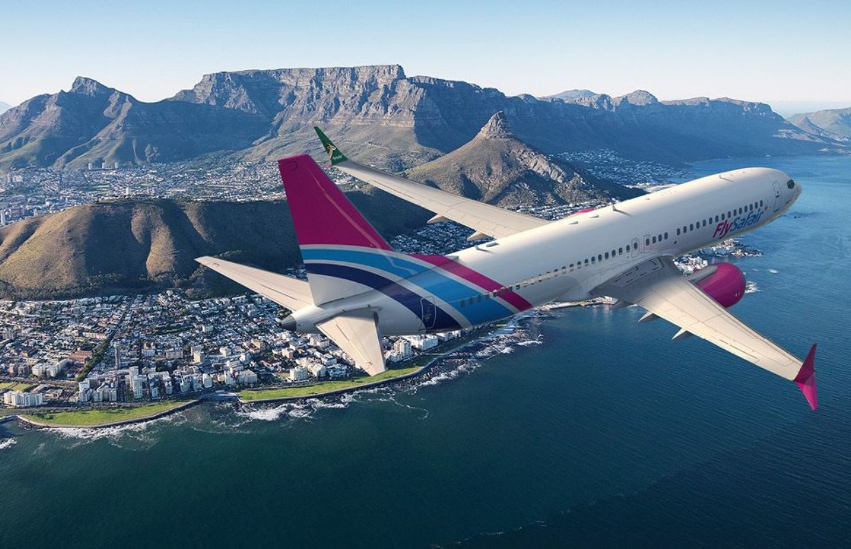 FlyingIreland's tweet card. AerCap has announced it has signed lease agreements with FlySafair for three new Boeing 737 MAX 8 aircraft, which are scheduled for delivery beginning Q1 2028, and two Boeing 737-800NG aircraft,...