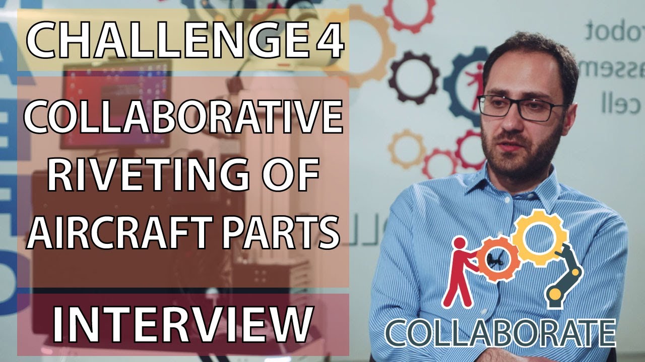 collaborate_eu's tweet card. CoLLaboratE Challenge 4 - Collaborative riveting of aircraft parts -...