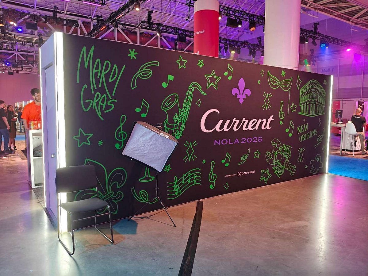 Igfasouza's tweet card. Current is Confluent’s annual flagship technology conference, focusing on the Data Streaming field, similar to Apple’s WWDC or Google’s I/O…