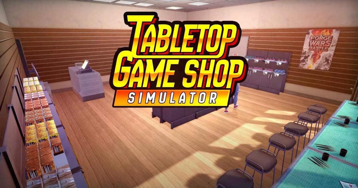 DezDoesCom's tweet card. Tabletop Game Shop Simulator opens its doors on PC via Steam Early Access in 2025. Check out the latest demo during Steam Next Fest