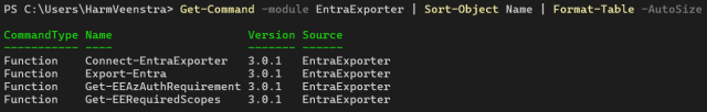 HarmVeenstra's tweet card. In the past, I used LDIFDE or CSVDE to export Active Directory information. For Entra ID, there’s EntraExporter from Merill Fernando :-) In this blog post, I will show you how it works.