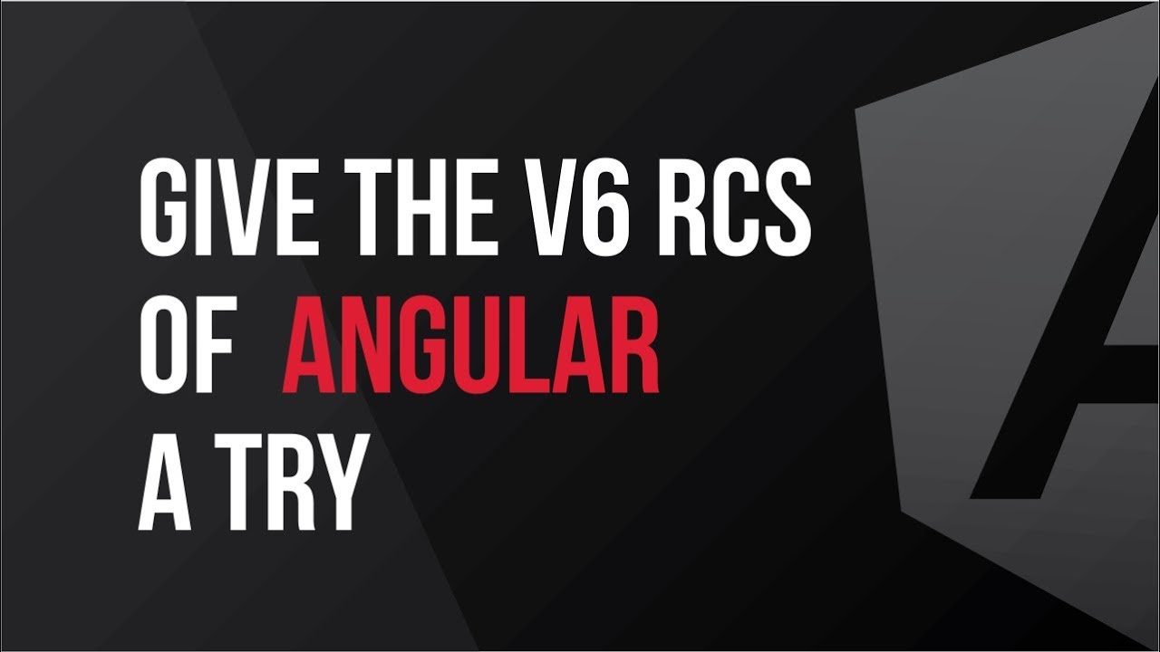 manekinekko's tweet card. Give the v6 RCs of Angular a Try