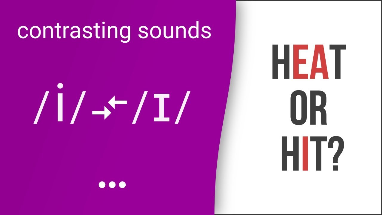 lets_study_eng's tweet card. Sheep or Ship? Heat or Hit? Beat or Bit? American English Pronuncia...