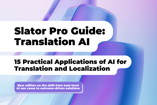 alvations's tweet card. The 2025 Slator Pro Guide Translation AI presents 15 impactful ways that AI can be used to enhance translation workflows.