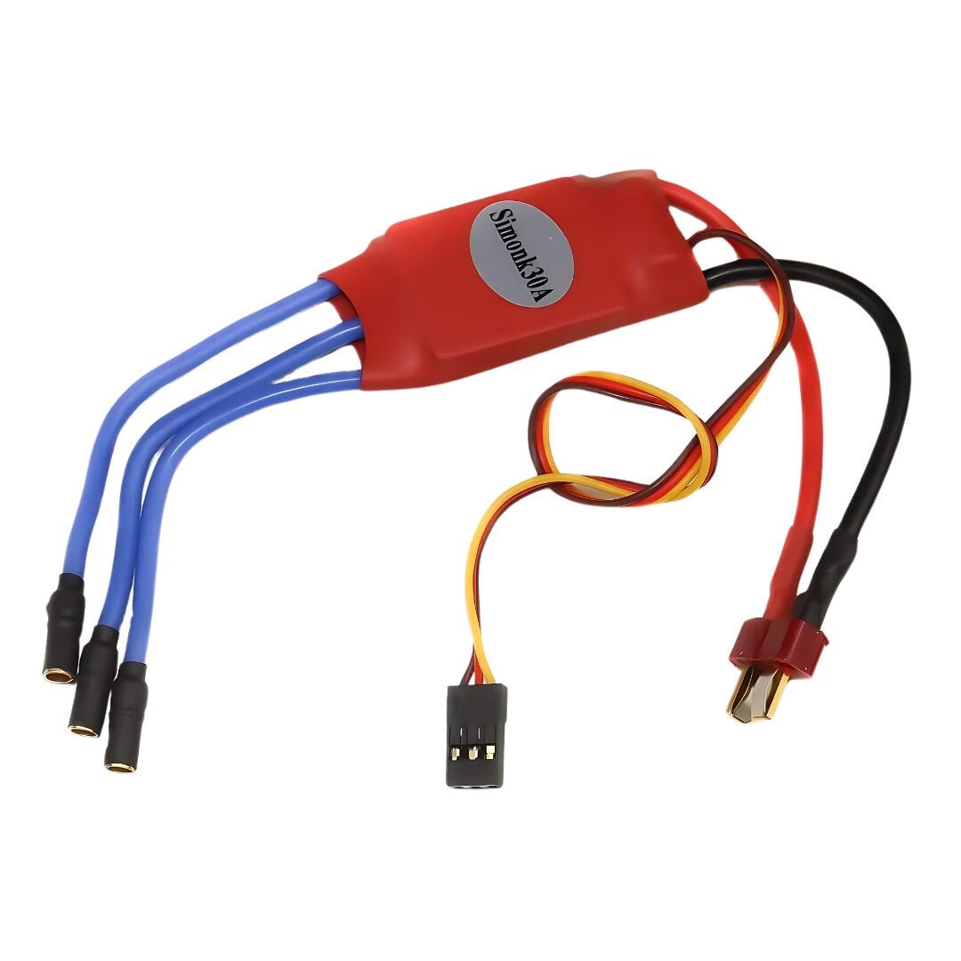 TechVayuyaan's tweet card. The 30A ESC Simonk Electronic Speed Controller with Dean Connector is perfect for your DIY Drone projects. This controller efficiently and…