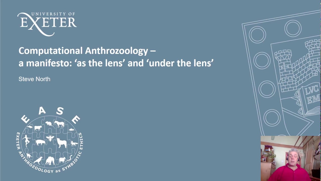 EASE_anthrozoo's tweet card. Dr Steve North, - ISAZ2018 - presentation on Computational Anthrozo...