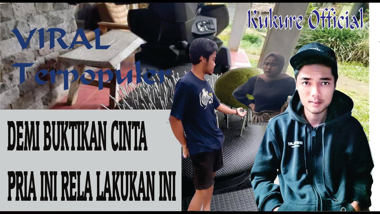 AgateTechStudio's tweet card. Video Lucu Lagi VIRAL Sadel Paku Jadi Bukti Cinta| KREATIF