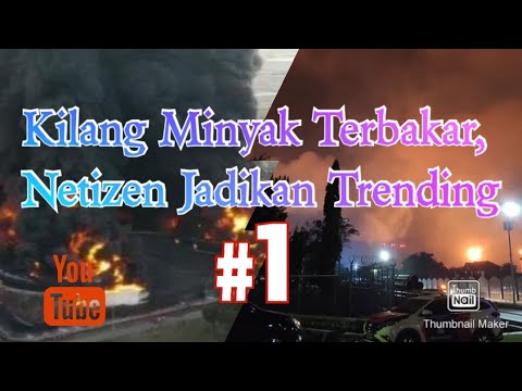 AgateTechStudio's tweet card. Kilang Minyak Pertamina Indramayu Kebakaran, Sosmed Jadi Trending...