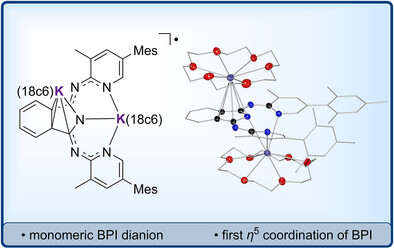 JonasOliverW's tweet card. This article reports on the isolation of a monomeric compound with a dianionic singly reduced bis(pyridylimino) isoindolide (BPI) ligand and elaborated discussions on the structure of reduced BPIs.