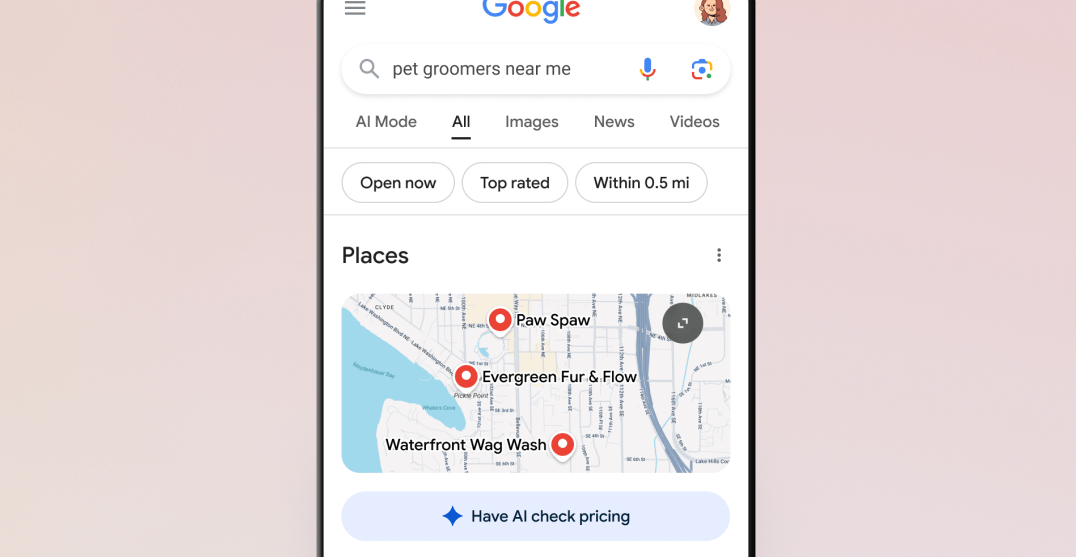 othaim_'s tweet card. AI Mode is getting an upgrade, too.
