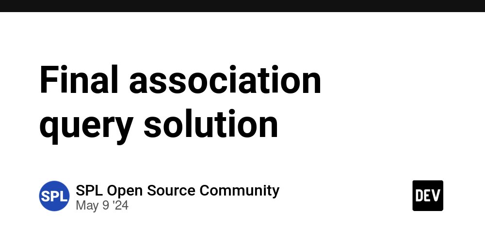 prod42net's tweet card. By rethinking and redefining the equi-joins, we are able to simplify the join syntax. A direct and...