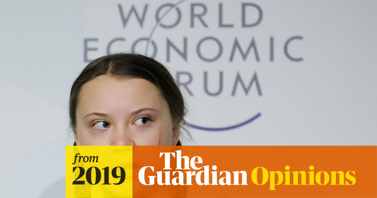 alicebell's tweet card. Swedish school strike activist demands economists tackle runaway global warming. Read her Davos speech here