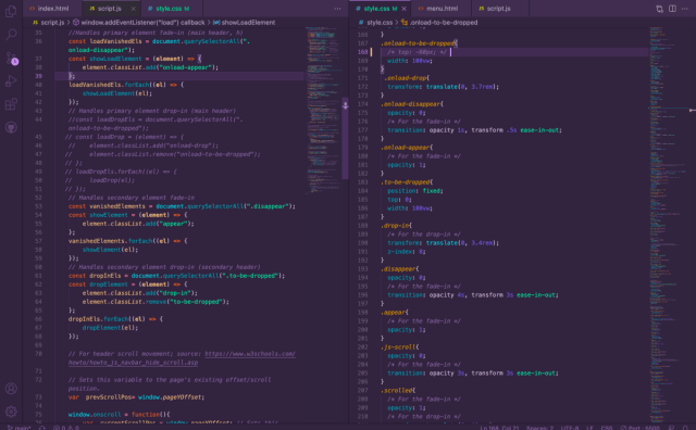 consolelogging's tweet card. I spent a ridiculous amount of time trying to figure out how to separately fade and drop in my dual headers onload. I almost had it all before I had to call it a day. I got as far as arranging the …