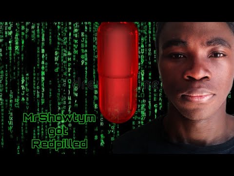 MbusoPMhlongo's tweet card. The MrShowTym Redpill Origin Story.