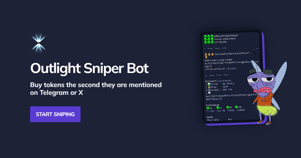 anders_jax's tweet card. Buy tokens the second they are mentioned on Telegram or X with Outlight Sniper Bot on Telegram! Zero missed signals and true hands-off usage.