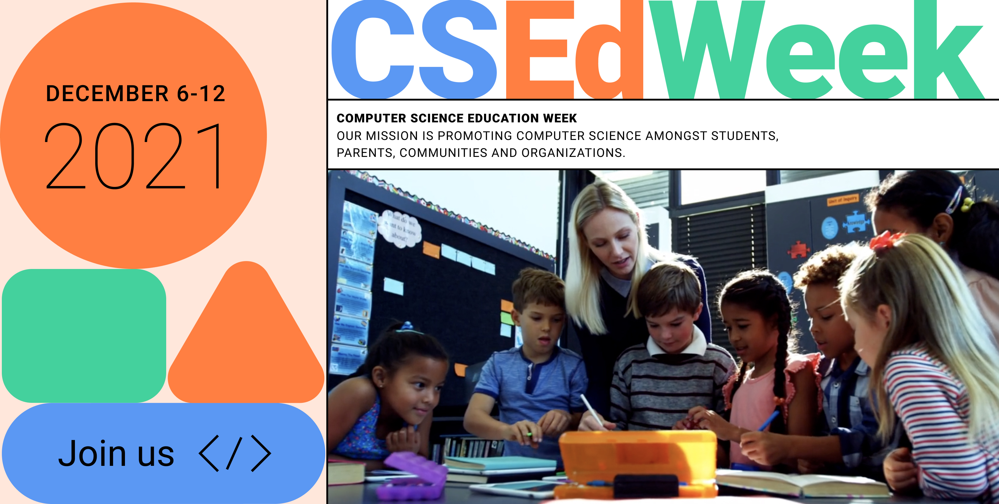 CapeCodDotNet's tweet card. CSEdWeek is an annual call to action to inspire K-12 students to learn computer science, advocate for equity, and celebrate the contributions of students, teachers, and partners to the field.