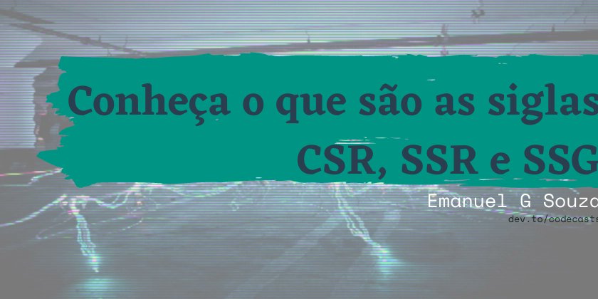 code_casts's tweet card. Quando falamos de Nuxt, Next e outras ferramentas, geralmente encontramos algumas siglas difíceis de...