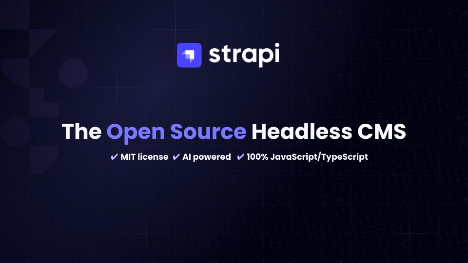 davevsdave's tweet card. 🚀 Strapi is the leading open-source headless CMS. It’s 100% JavaScript/TypeScript, fully customizable, and developer-first. - strapi/strapi