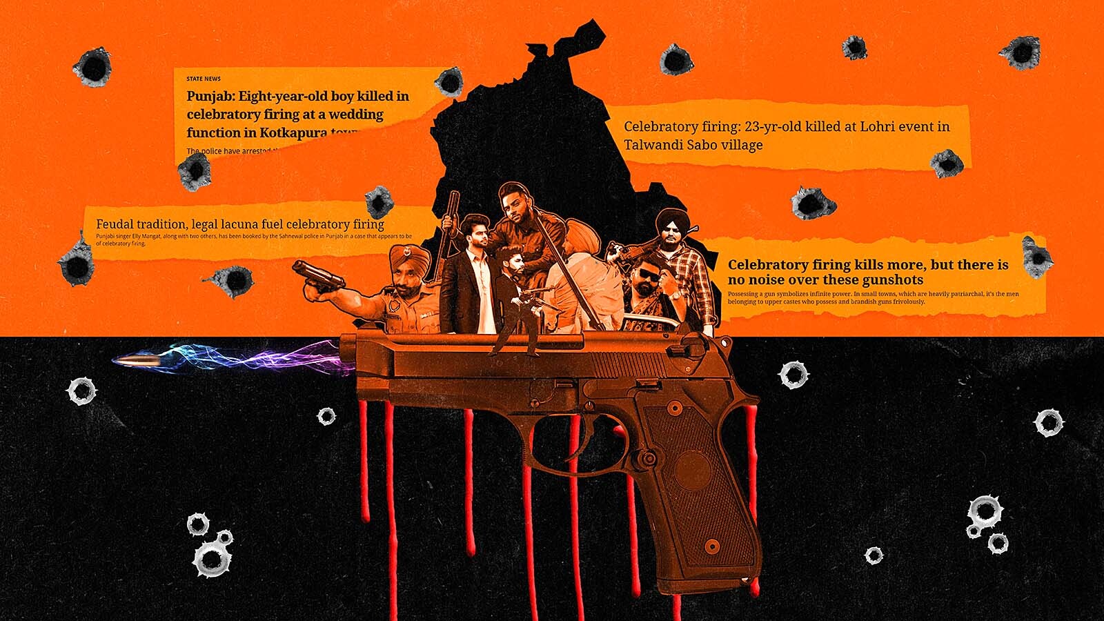 seekingsrishti's tweet card. By making guns look cool and macho, pop culture is normalizing violence among the youth of Punjab. Electoral politics isn’t helping.