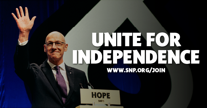 JohnSwinney's tweet card. Join the SNP, Scotland’s largest political party and social-democratic party of government.