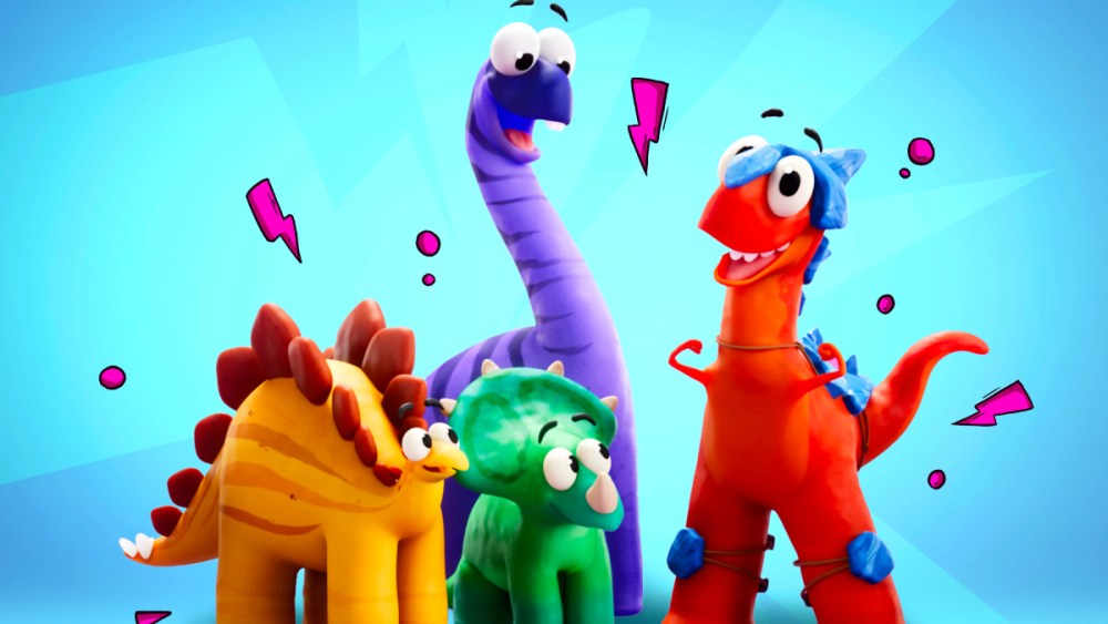 Claynosaurz's tweet card. Cabana’s strategy: YouTube episodes, Gameloft mobile game, physical/digital drops, fan co-creation, early revenue, nearly a billion social views.