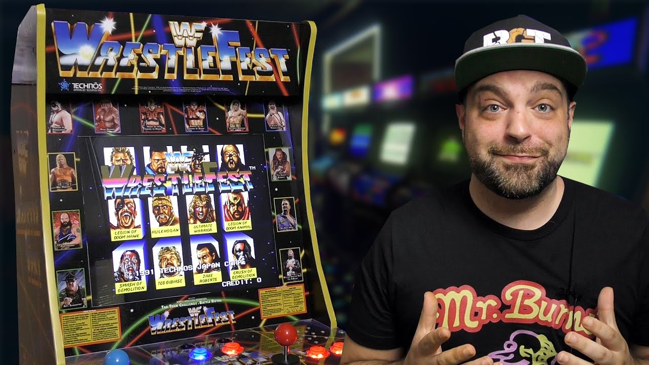 DdpyMatts's tweet card. This Arcade1Up WWF Wrestlefest is AMAZING!