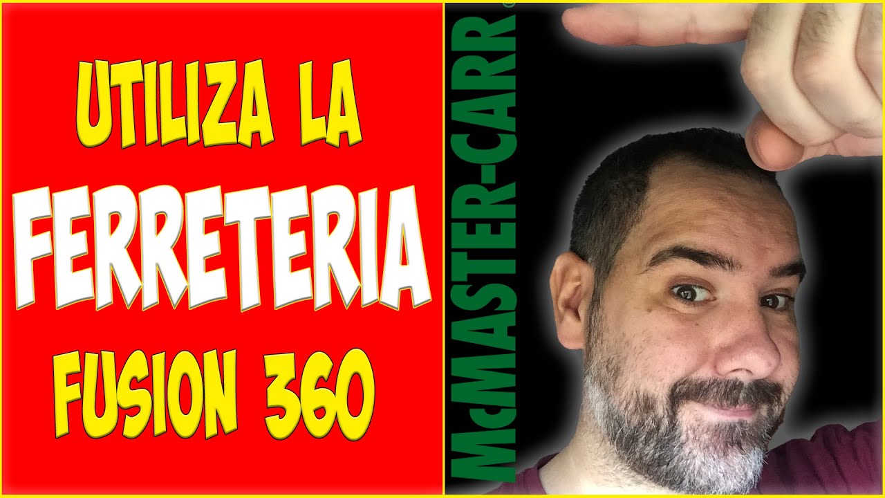 CpuTips's tweet card. Utiliza la FERRETERIA de FUSION 360 McMaster - INSERTAR componentes...