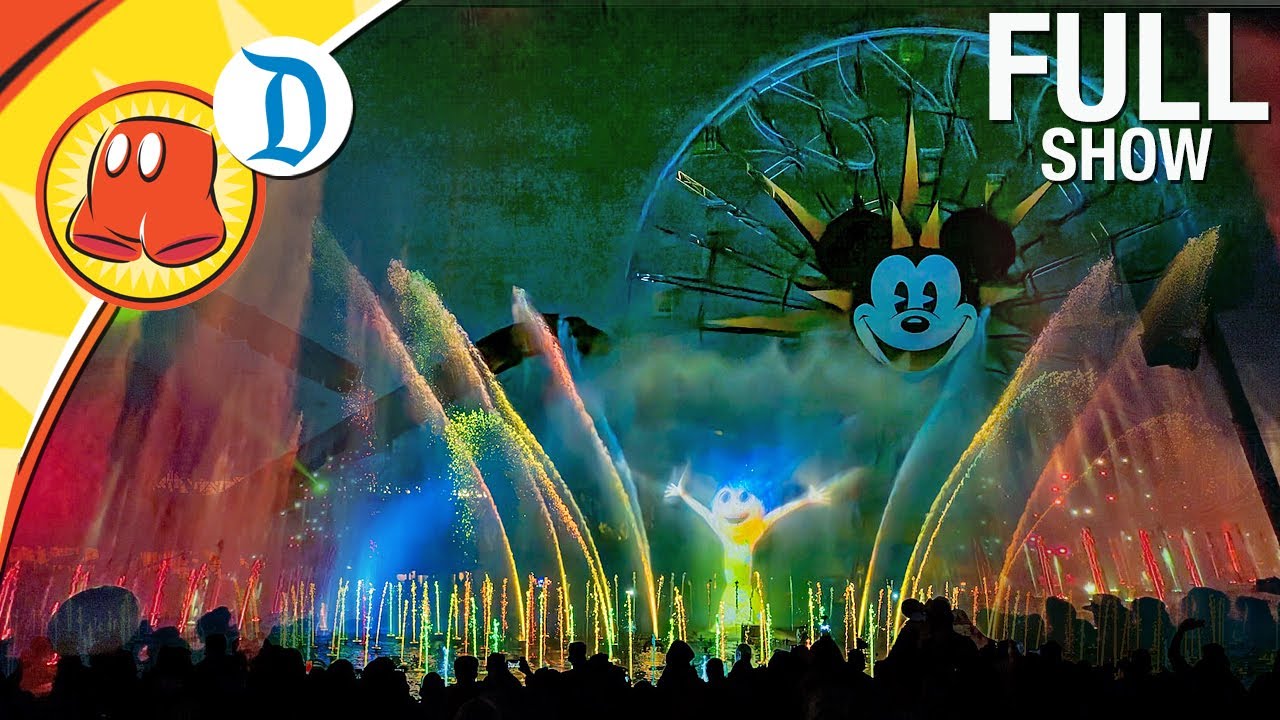 Mouseland_magic's tweet card. World of Color: Happiness – FULL SHOW | Disney California Adventure |...