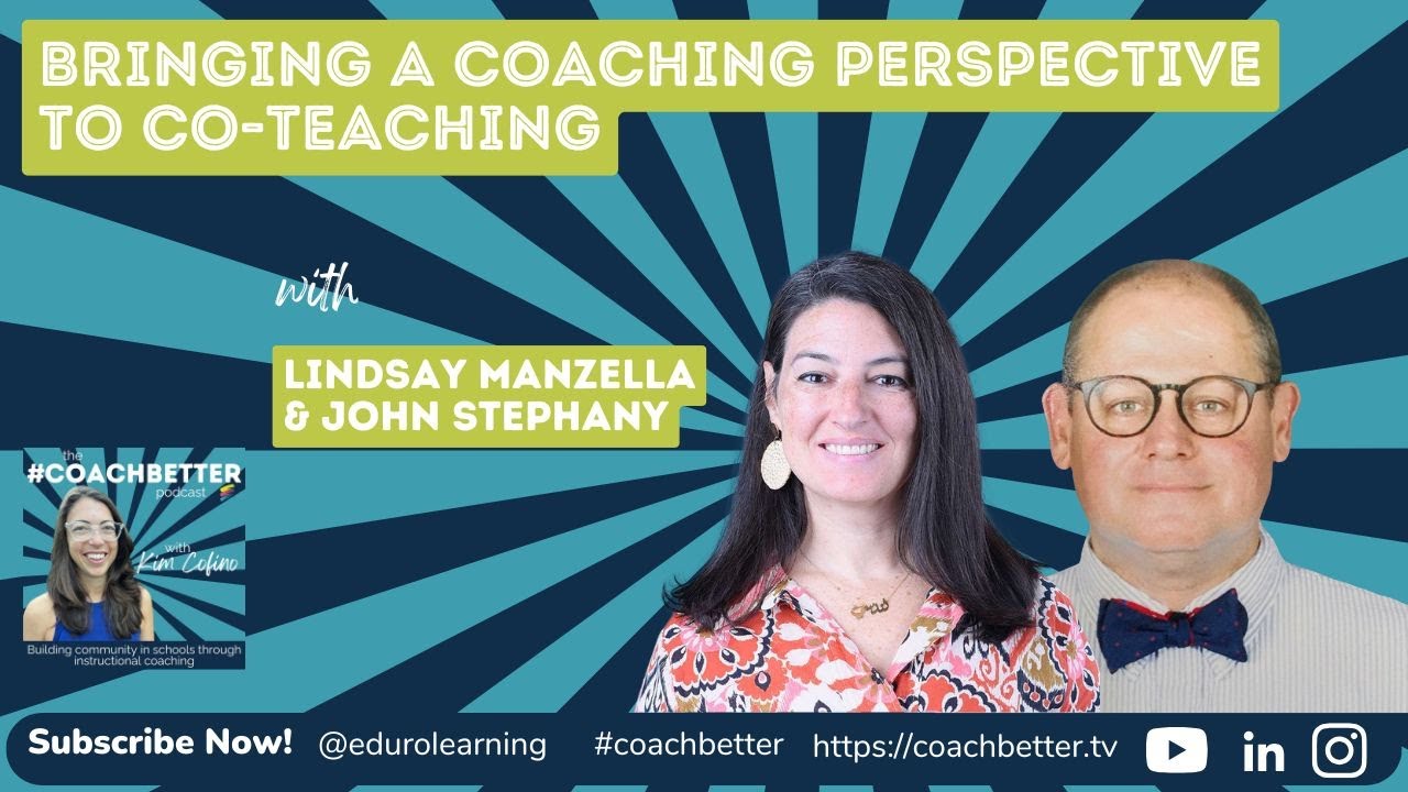 johnnysteph's tweet card. Bringing a Coaching Perspective to Co-Teaching with Lindsay Manzella...