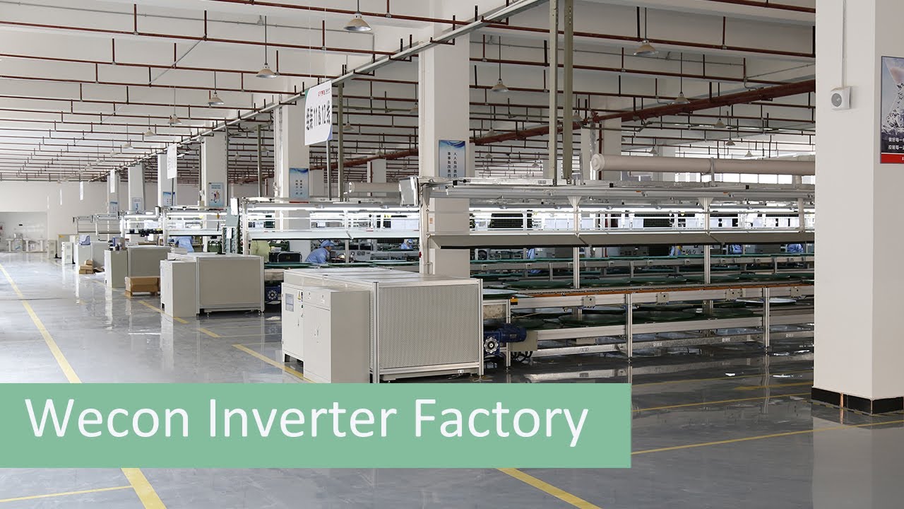 WeconTechnology's tweet card. Inverter Assembly Line | Wecon Factory