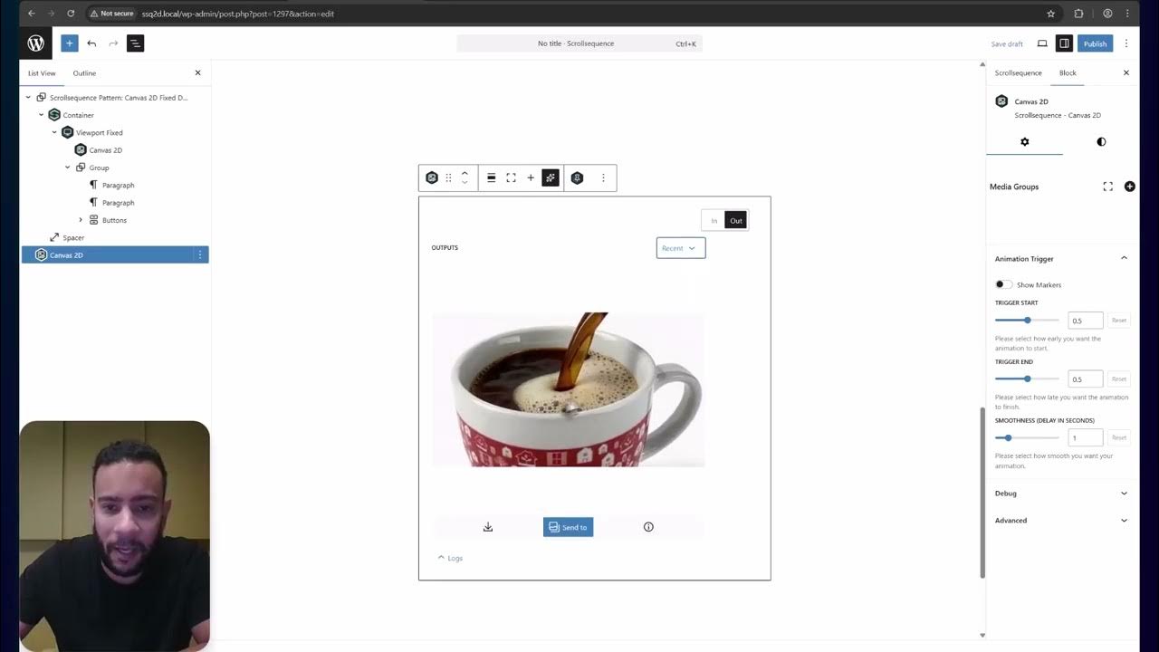 scrollsequence's tweet card. Generate Video Scroll Animations with Scrollsequence (development...