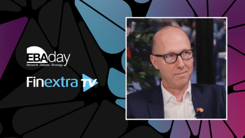 FintechBot's tweet card. Paul Walvik-Joynt, SVP, Commercialization, Mastercard Bill Pay, speaks at EBAday 2023 about key takeaways from the event, innovations in facilitating bill payments and the importance of creating the...