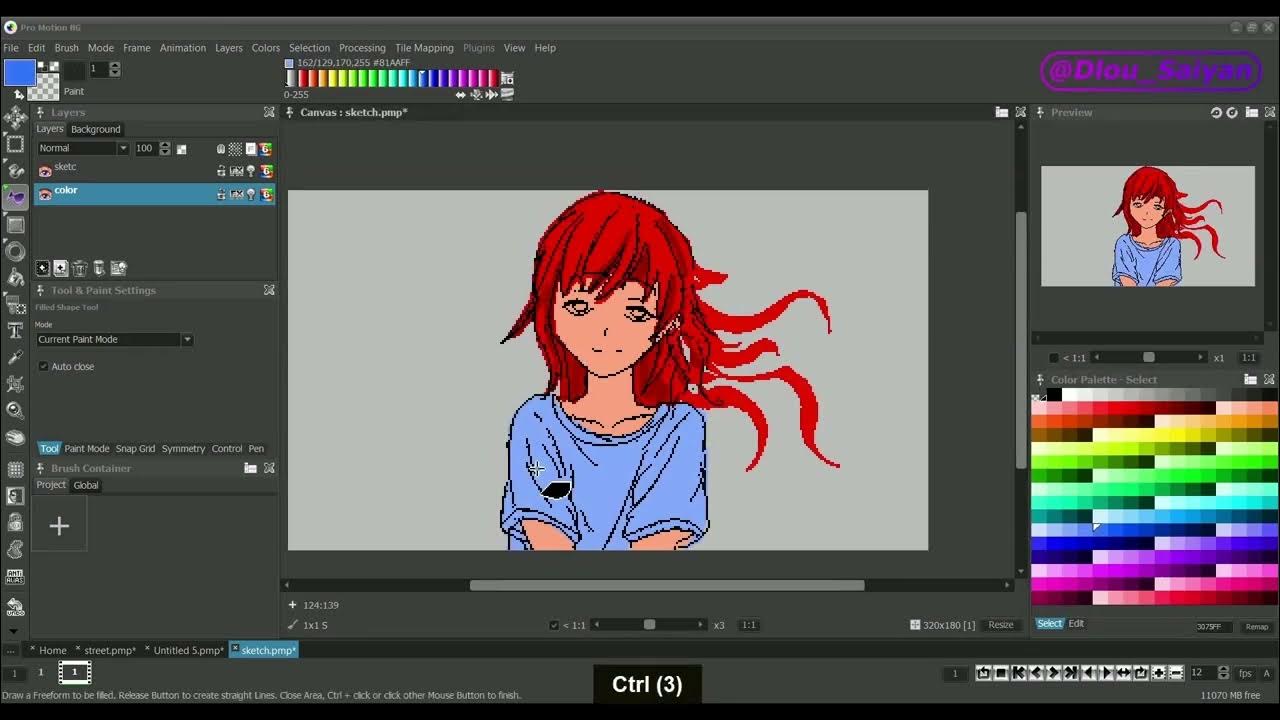 CosmigoPM's tweet card. Beginner Pro Motion NG Tutorial: 04 - Geometric and fill tools