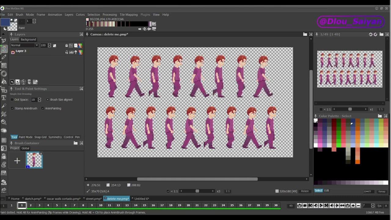 CosmigoPM's tweet card. Brushes & Brush Animations in Pro Motion NG | Beginner Tutorial