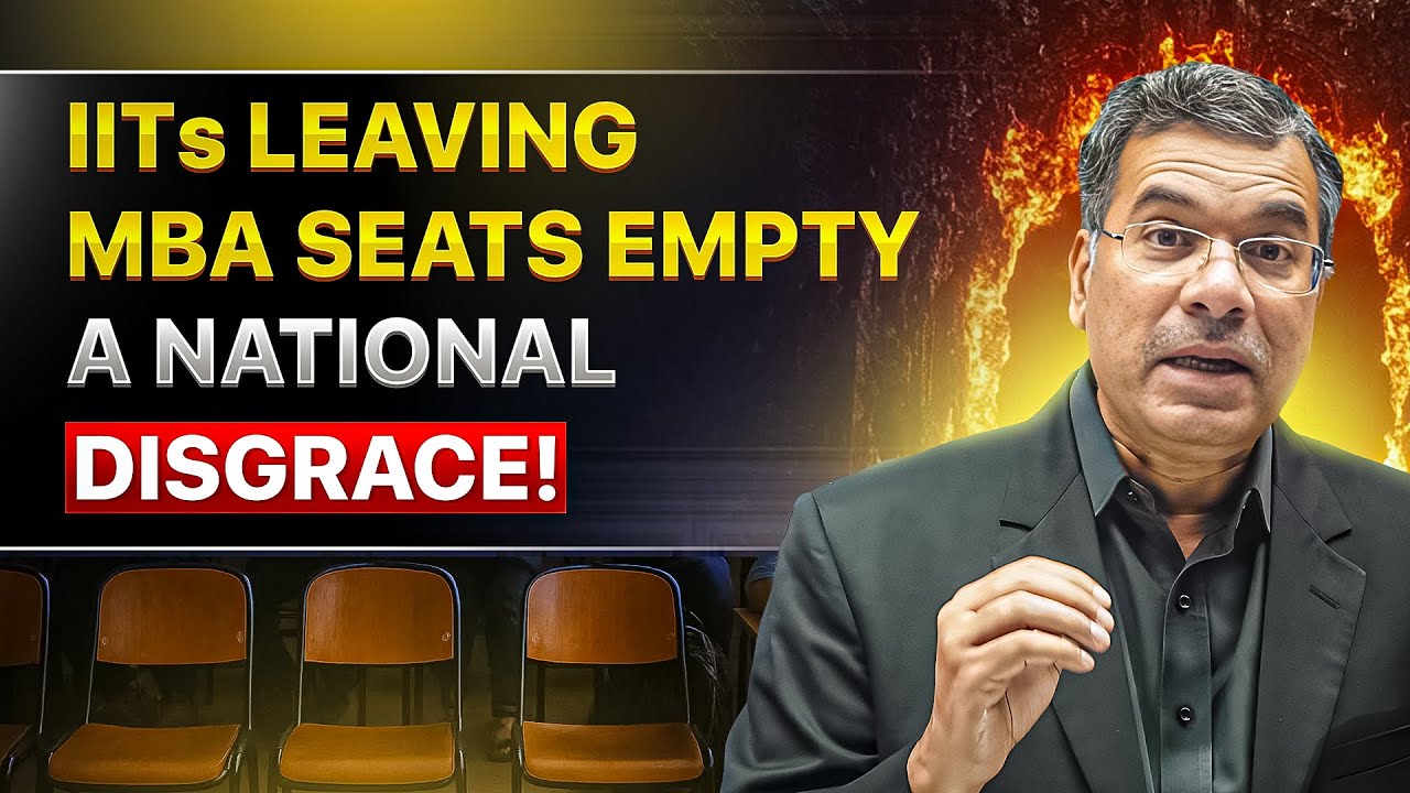maheshperi's tweet card. Why Are IITs Leaving MBA Seats EMPTY ? The Truth No One Talks About