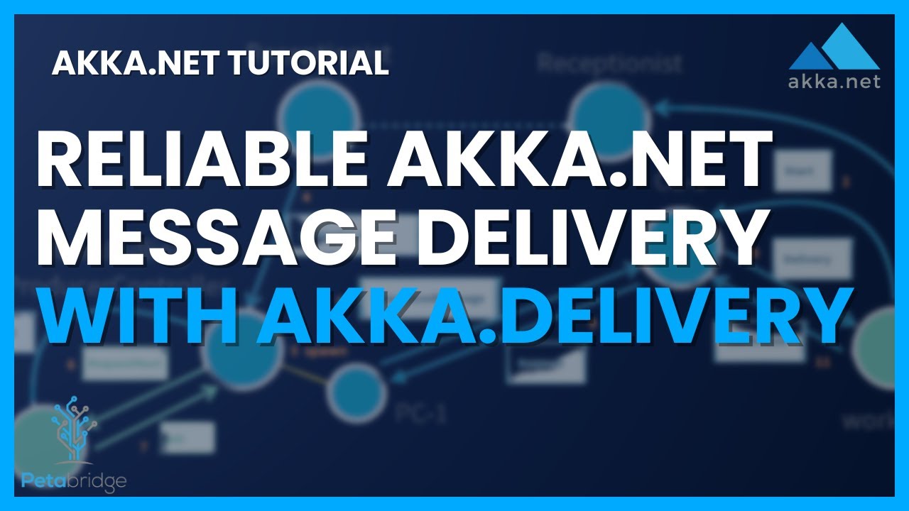 AkkaDotNET's tweet card. Reliable Akka.NET Message Delivery with Akka.Delivery