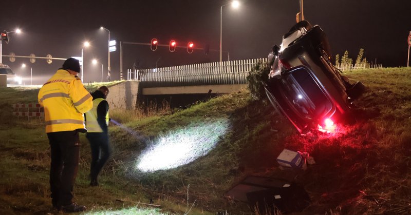 Automobilist overleden na ernstig eenzijdig ongeval