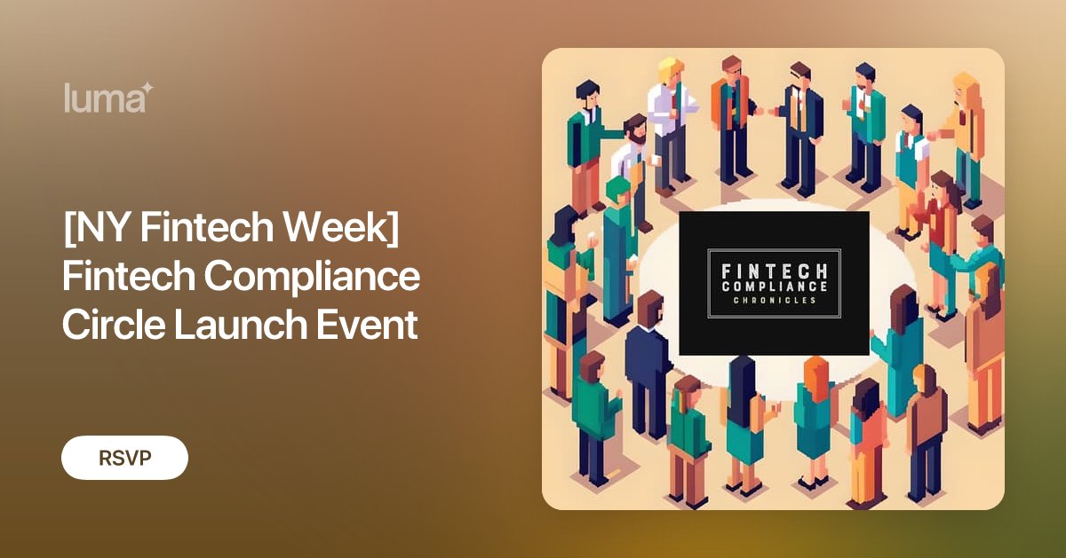 nycallday247's tweet card. From the people who brought you Fintech Compliance Chronicles, join us in Midtown Manhattan during New York Fintech Week and become a part of the brand new…