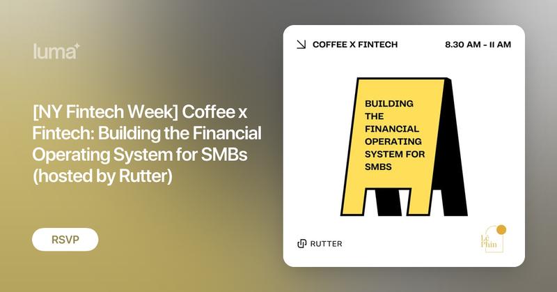 nycallday247's tweet card. Join Rutter (Unified API for B2B financial products) and Le Phin (top coffee spot in NYC voted by Beli and Eater) for an exclusive Vietnamese coffee-tasting…