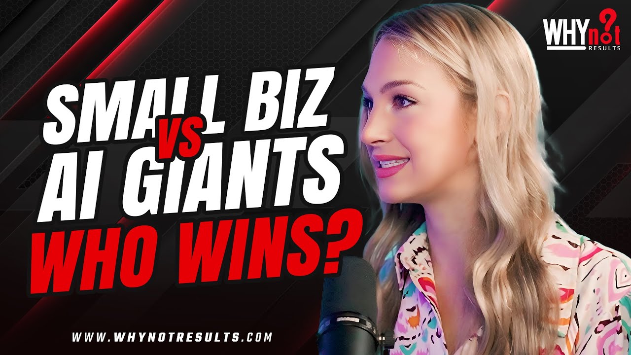 WhyNotResults's tweet card. How Small Biz Owners Can Compete with AI-Driven Giants | E-Commerce,...