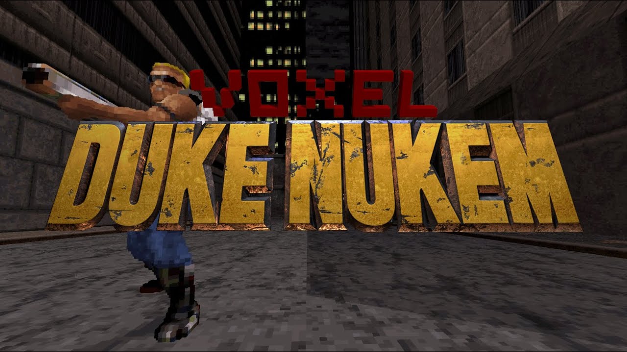 DanielWienerson's tweet card. Get ready for Voxel Duke Nukem 3D! All monsters, babes, props and more have been fully converted to 3d voxel models. Blast your way through the first 3 original episodes with voxelized assets,...